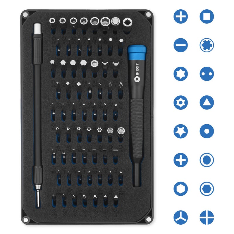 آي فكس إت مجموعة أدوات التشغيل iFixit Mako - مجموعة 64 لقمة دقيقة لإصلاح الإلكترونيات - Image 2